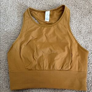 Lululemon Mustard Yellow Sports Bra